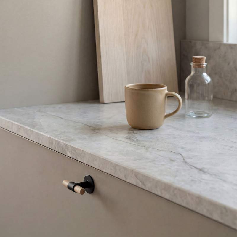 Knob T Uniform - Oak/Matte black