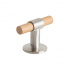 Knob T Uniform - Oak/Brushed stainless steel Knob T Uniform - Oak/Brushed stainless steel