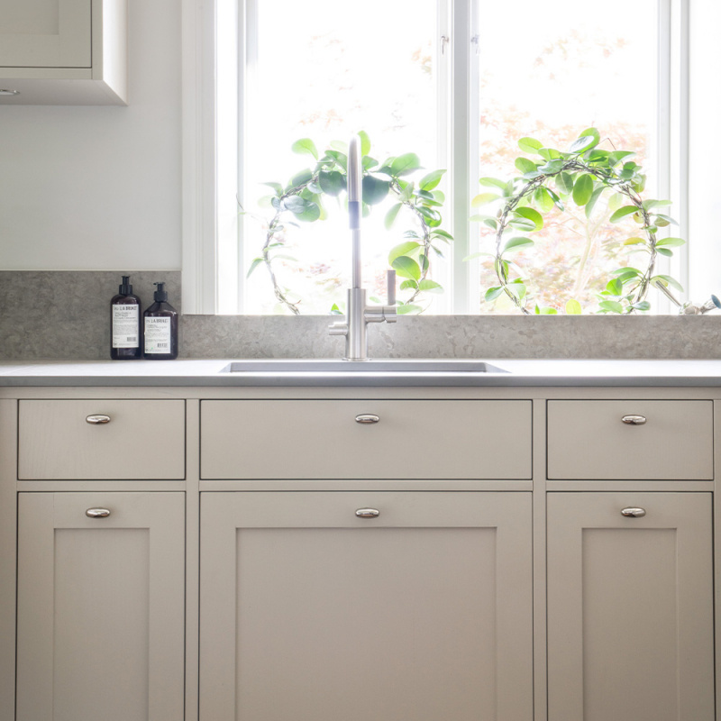 Cabinet Knob T Oliver - Nickel plated