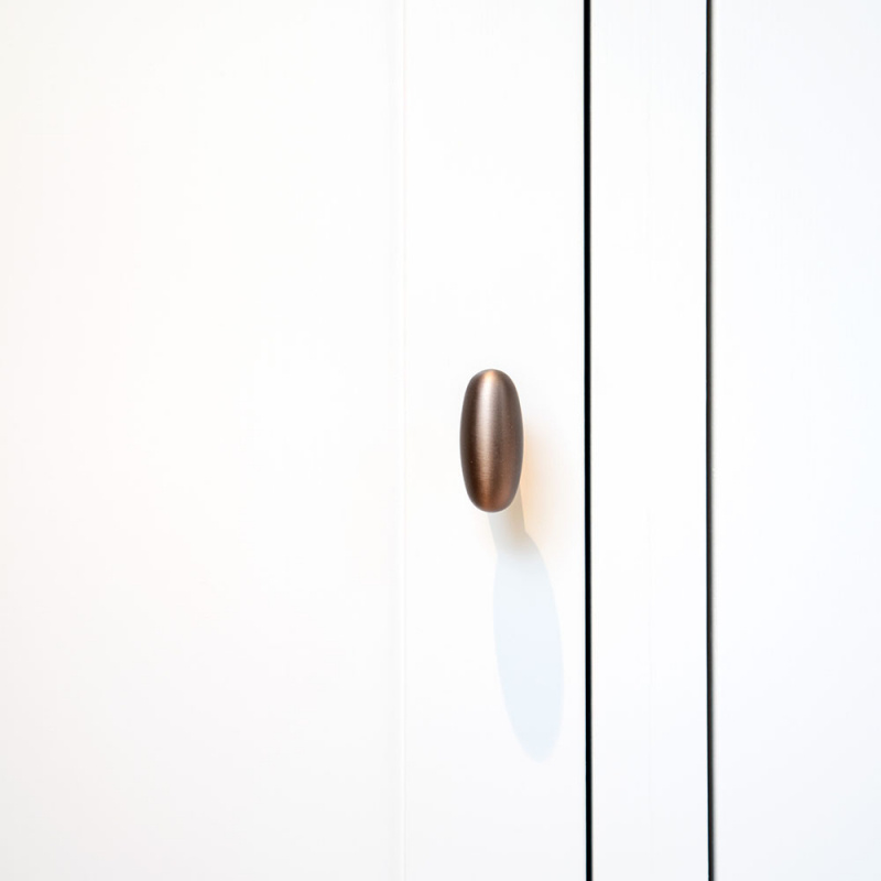 Cabinet Knob T Oliver - Burnished brass