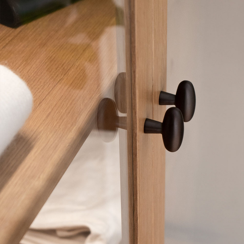 Cabinet Knob T Oliver - Burnished brass