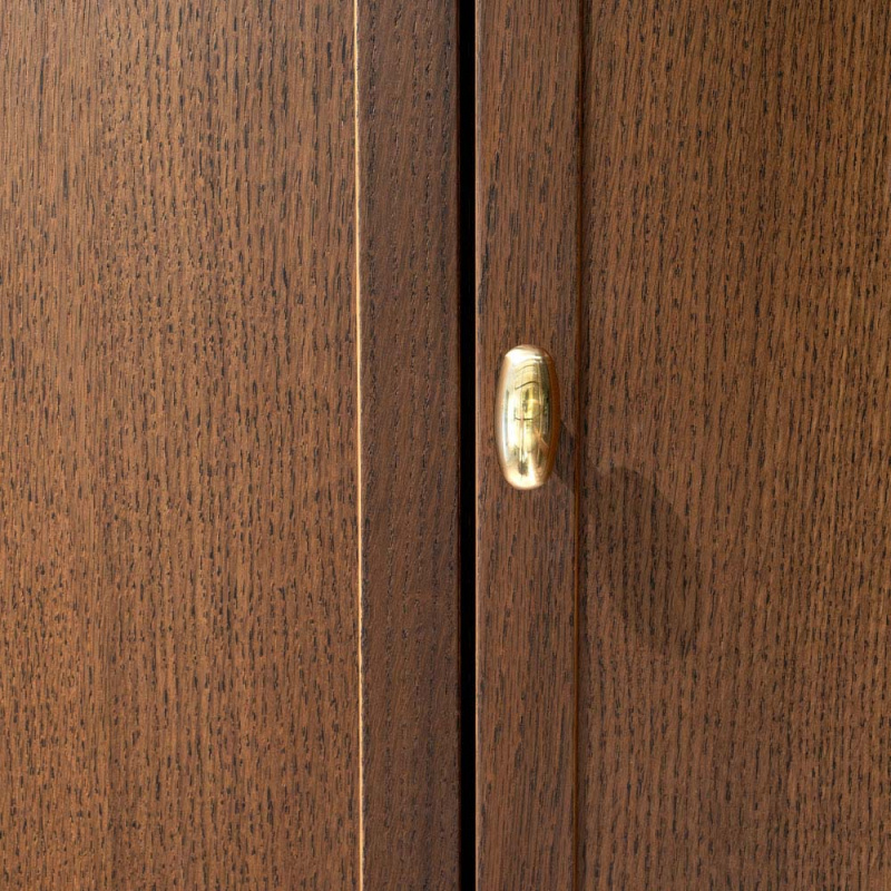 Cabinet Knob T Oliver - Polished brass