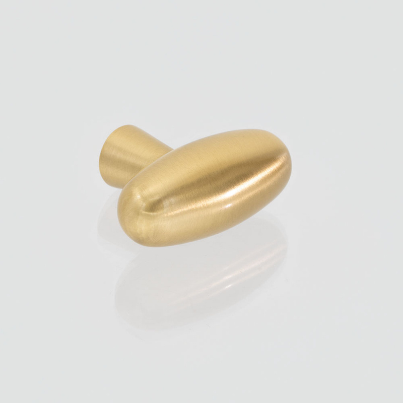 Cabinet Knob T Oliver - Brushed brass