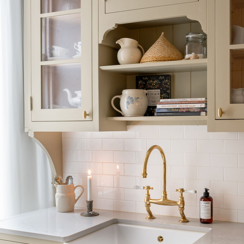 Cabinet Knob T Oliver - Brushed brass