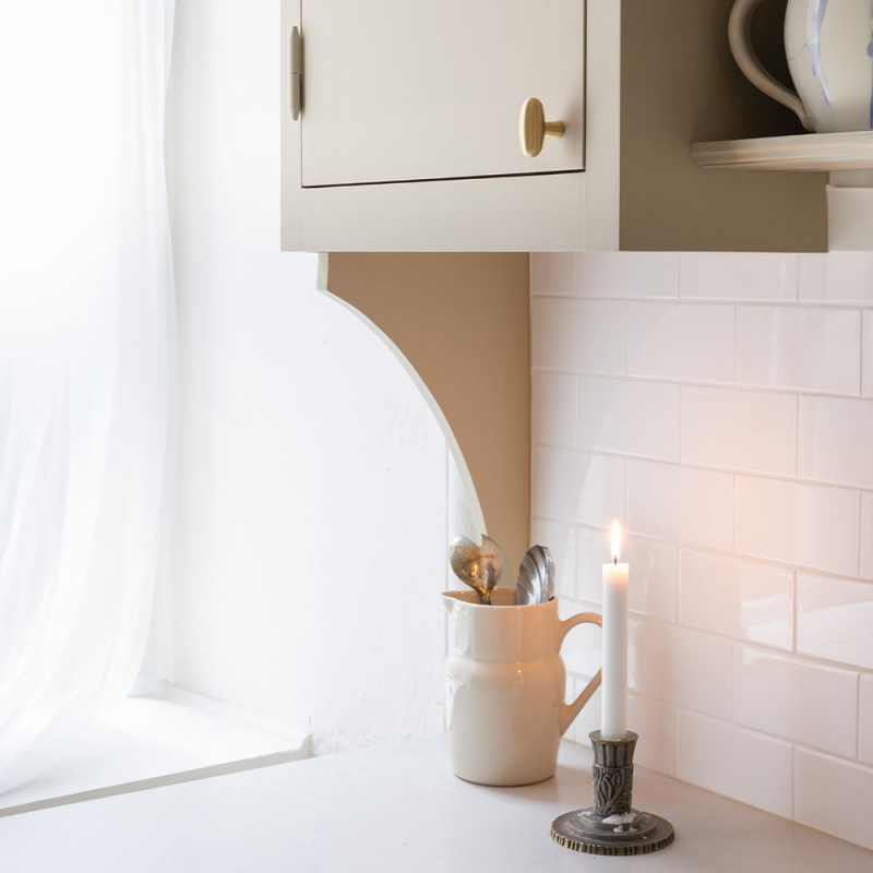 Cabinet Knob T Oliver - Brushed brass