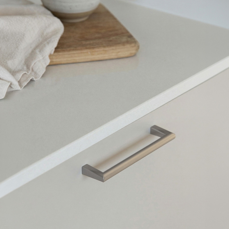 Handle Agnes - 128mm - Stainless steel look