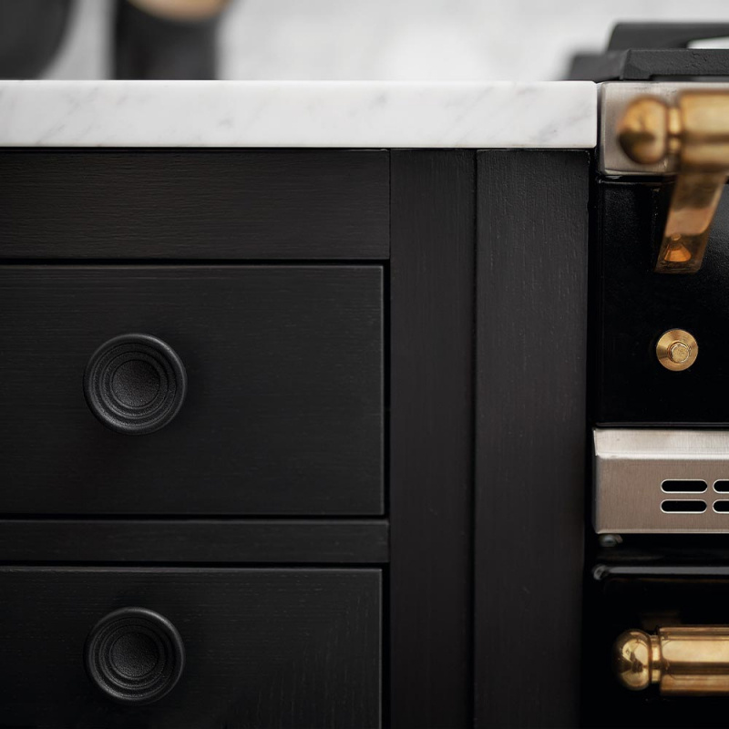 Knob Fleur Cast Iron