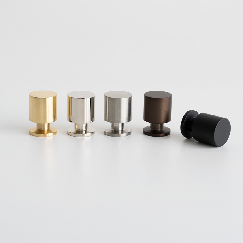 Knob Solo - 21mm - Brushed stainless steel