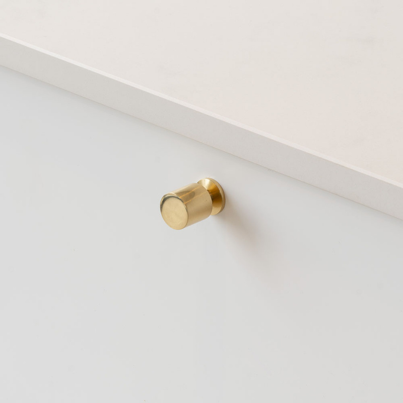 Knob Solo - 21mm - Polished brass