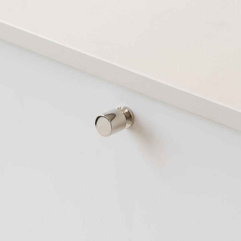 Knob Solo - 21mm - Nickel plated