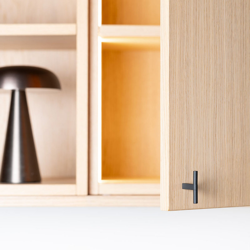 Knob T Petit - Matte black