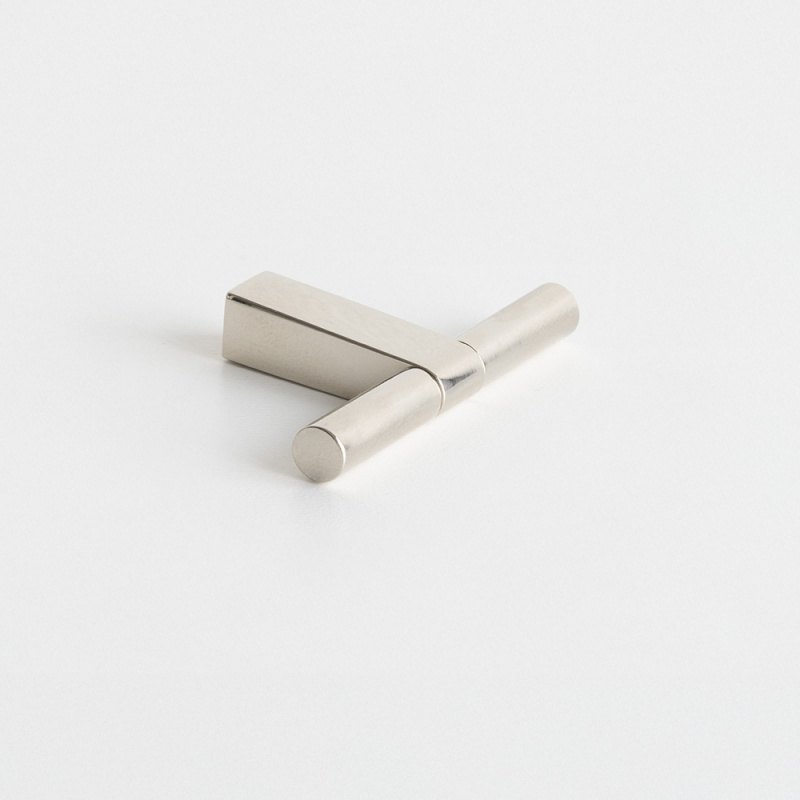 Knob T Petit - Nickel plated