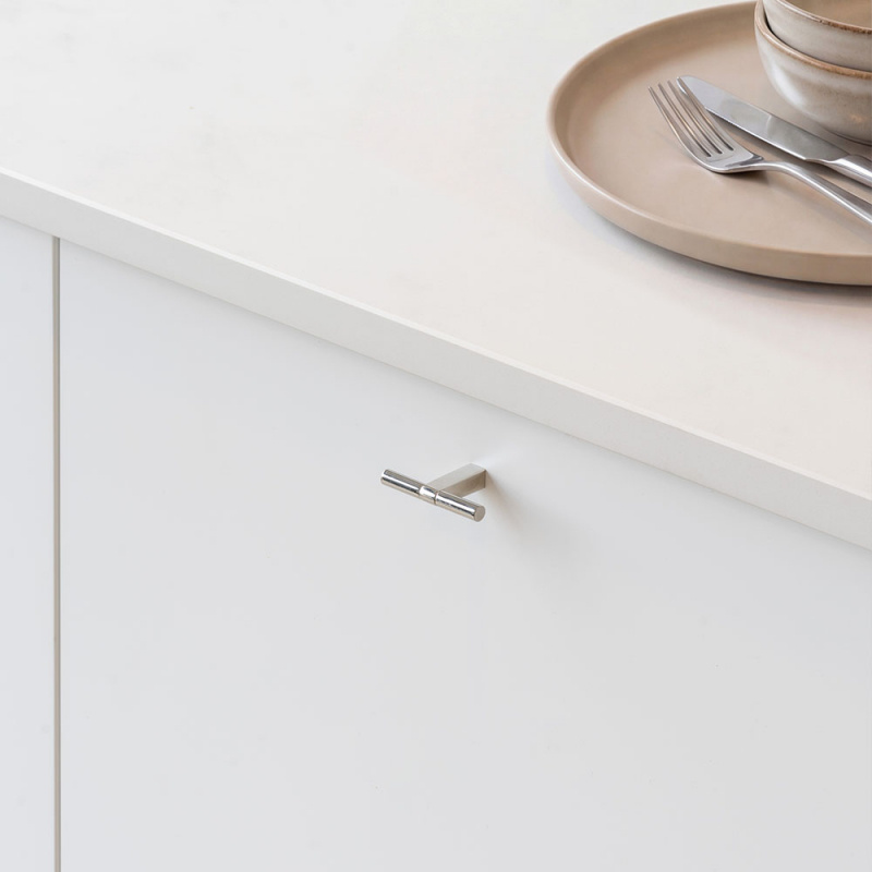 Knob T Petit - Nickel plated