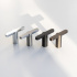 Knob T Flow - Brushed nickel Knob T Flow - Brushed nickel