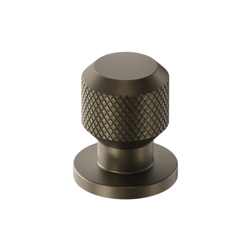 Knob Manor Round – Matte bronze