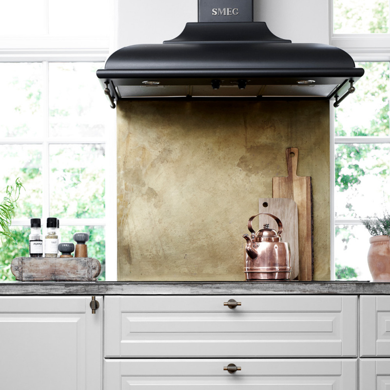 Knob Manor T - Antique brass