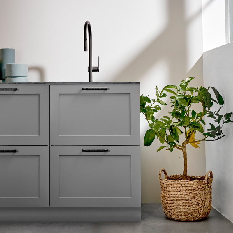 Handle Rattan - Matt Black