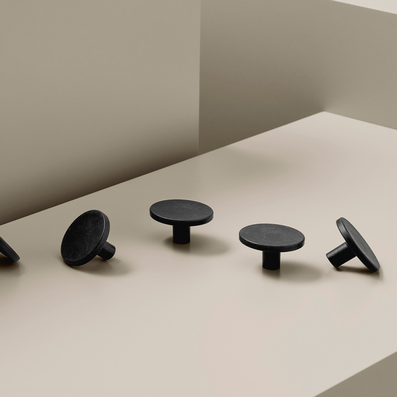 Knob Plato Ocean - Matt black