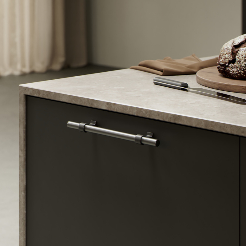 Handle Bond - 160mm - Matt black/gun metal