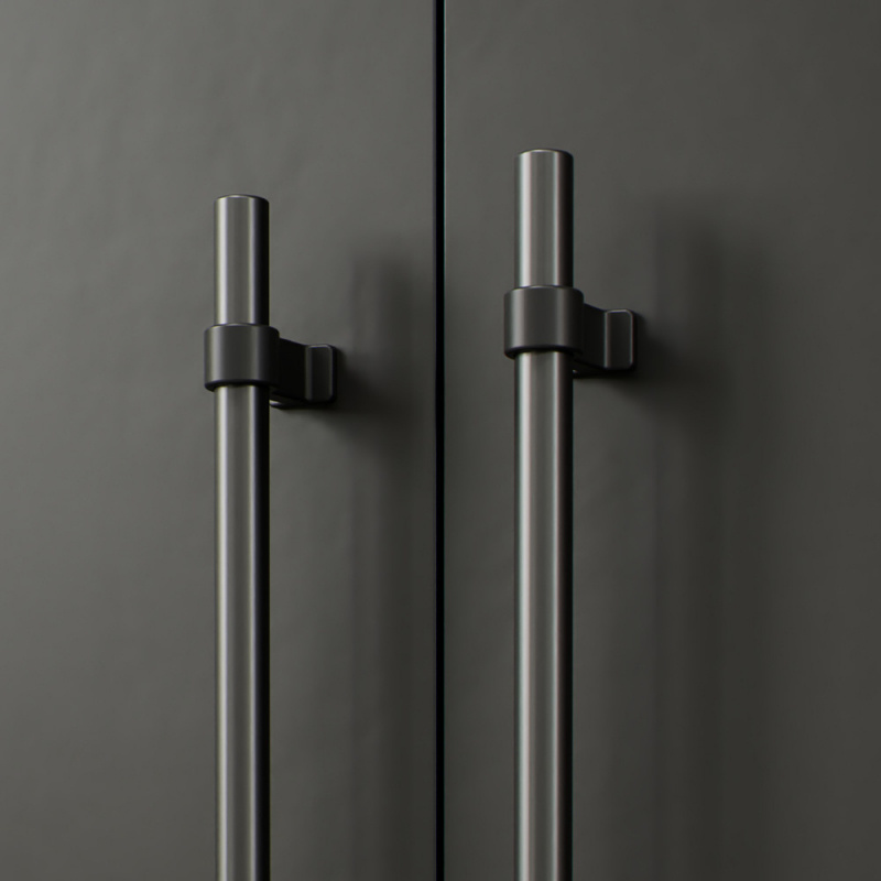 Handle Bond - 160mm - Matt black/gun metal