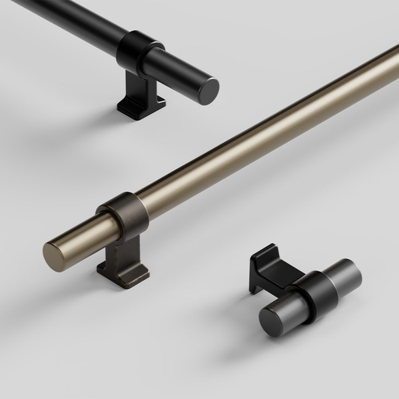 Handle Bond - 160mm - Matt black/gun metal