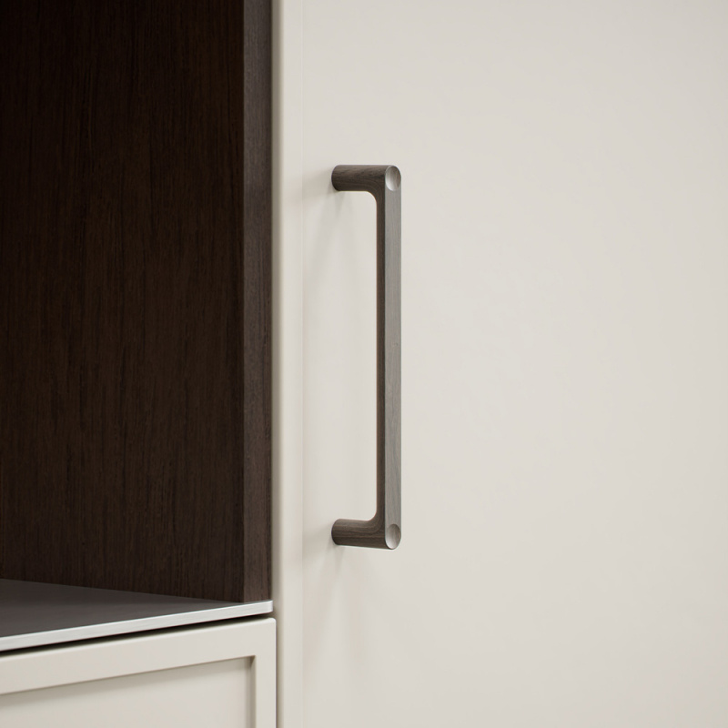 Handle Punto - 160mm - Dark stained oak