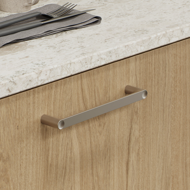 Handle Punto - 160mm - Stainless steel look