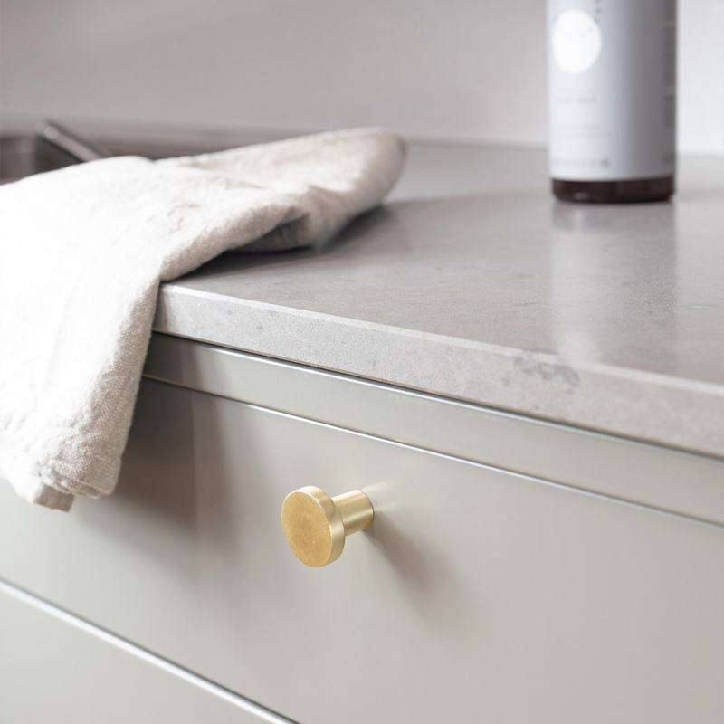 Knob 2078 - 28mm - Brushed brass