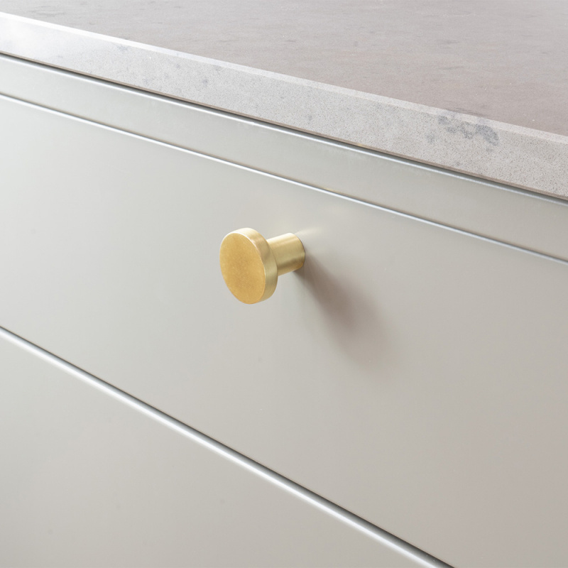 Knob 2078 - 28mm - Brushed brass