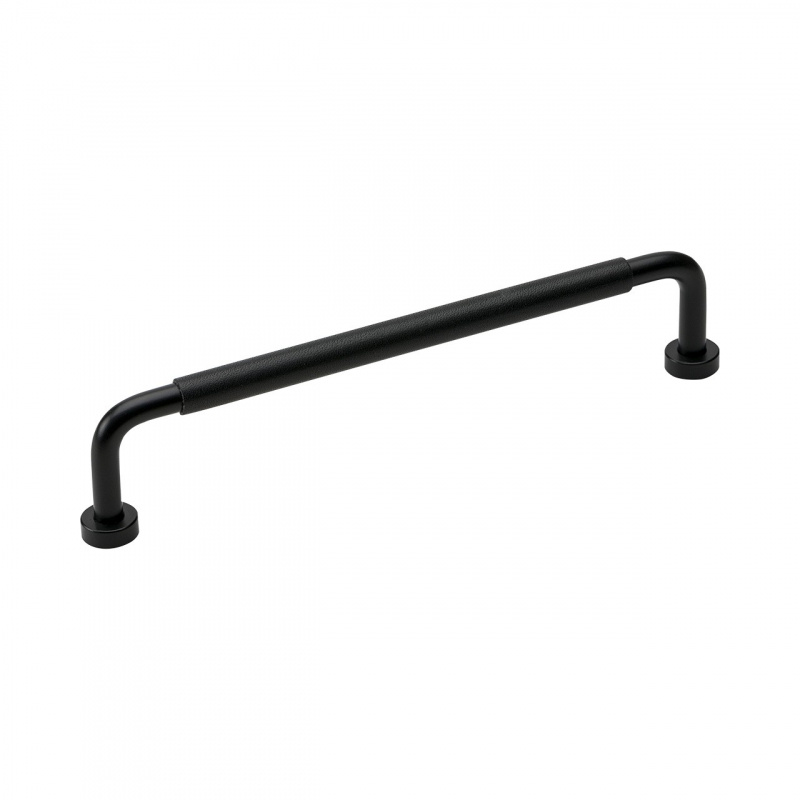 Handle Lounge - 160mm - Black/Black leather