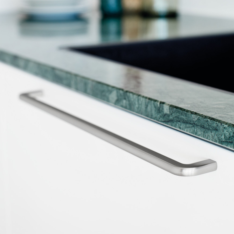 Handle Compact - 160mm - Stainless steel look