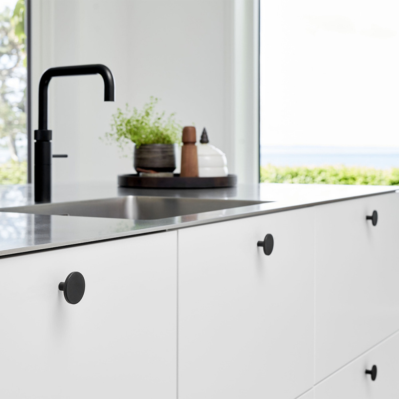 Knob Plato - 42mm - Brushed matt black