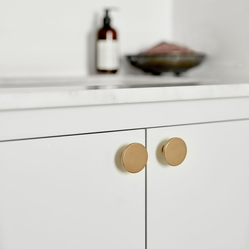 Knob Plato - 42mm - Brushed Brass