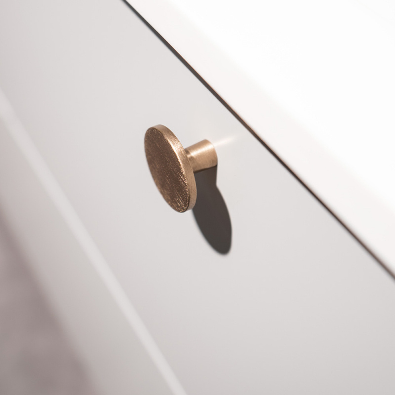Knob Plato - 42mm - Brushed Brass