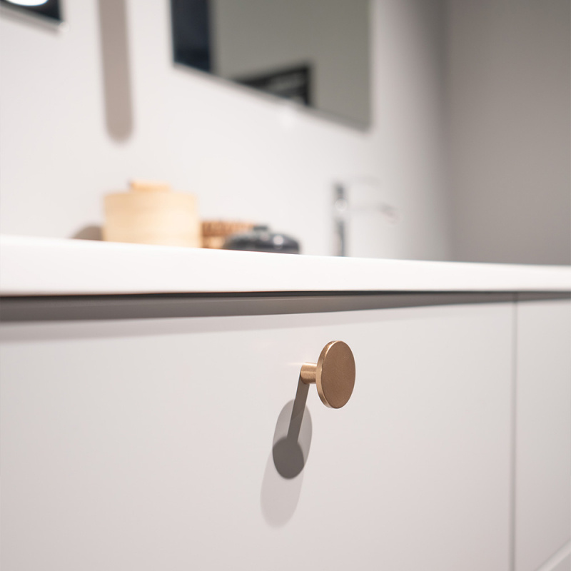 Knob Plato - 42mm - Brushed Brass