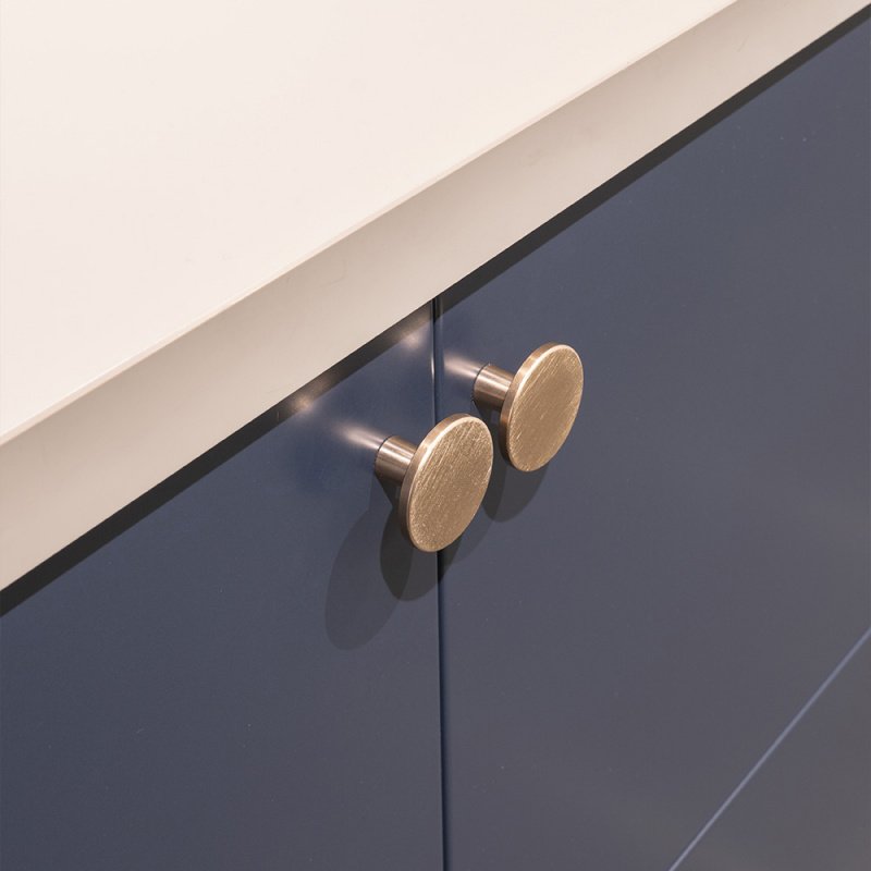 Knob Plato - 42mm - Brushed Brass