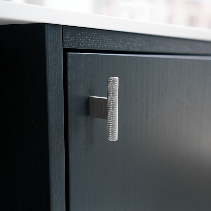 Knob T Graf Mini - 33mm - Stainless Steel Look