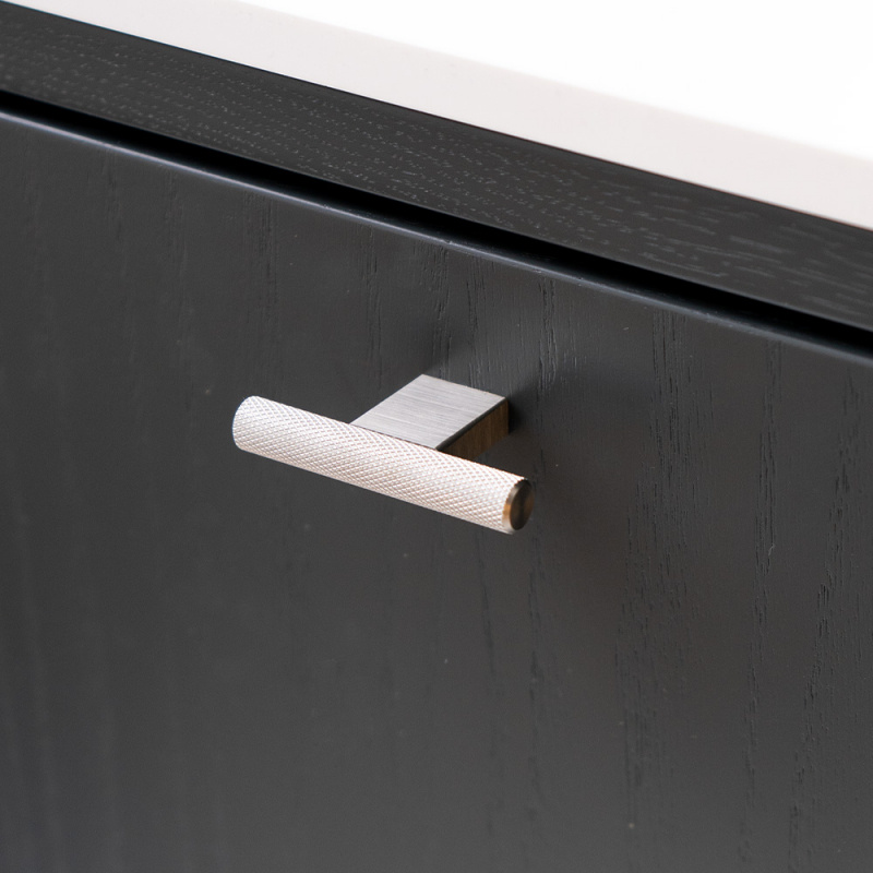 Knob T Graf Mini - 33mm - Stainless Steel Look