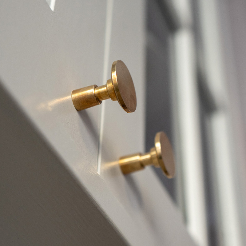 Knob Jubilee - 28mm - Untreated brass