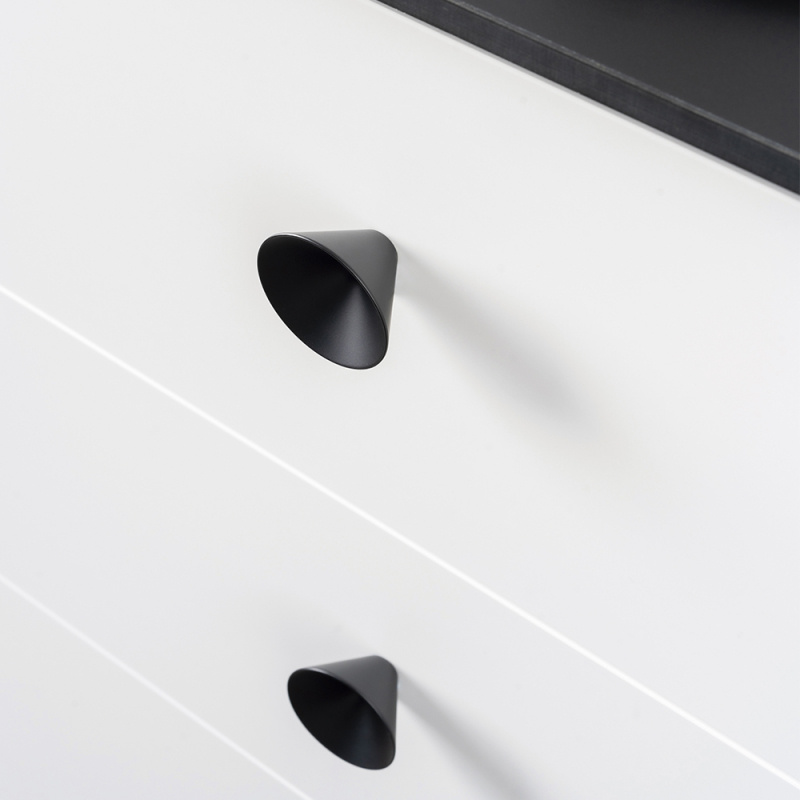 Knob Conic - Matt Black