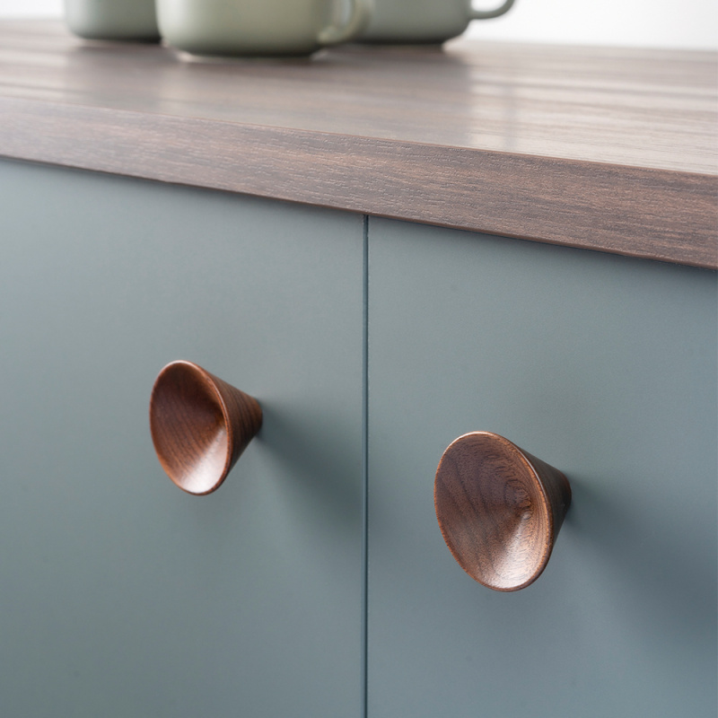 Knob Conic - Oak