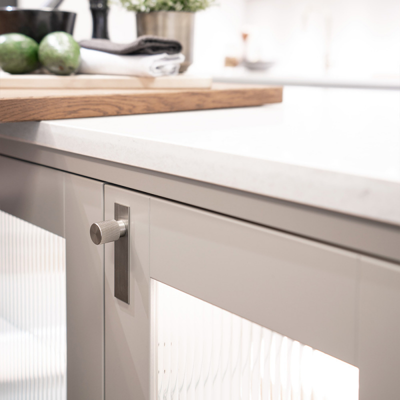 Knob Arpa - Backplate - Stainless steel look