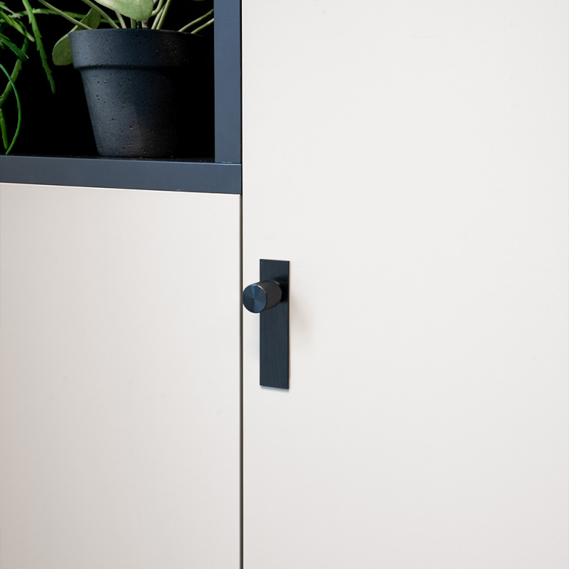 Knob Arpa - Backplate - Brushed black