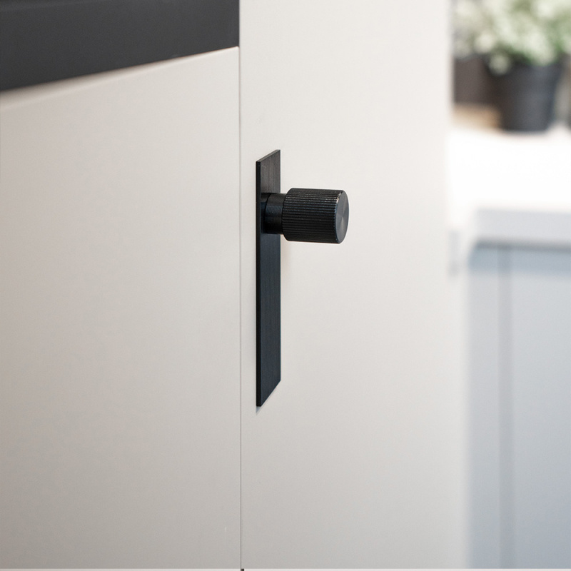 Knob Arpa - Backplate - Brushed black