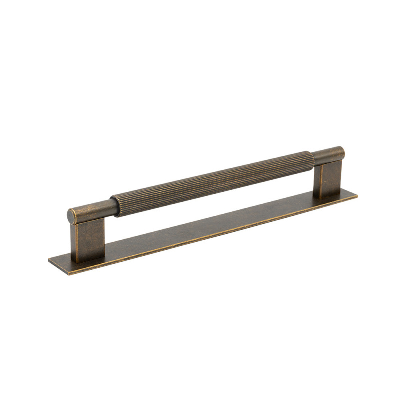 Handle Arpa - Backplate - 192mm - Antique brass