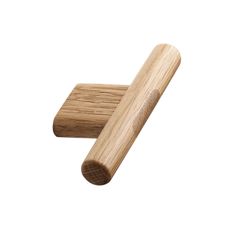 Knob T Join - Oak