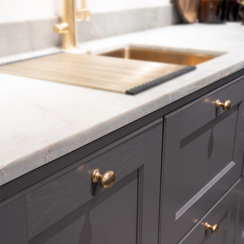 Knob 401 - 40mm - Brass matt