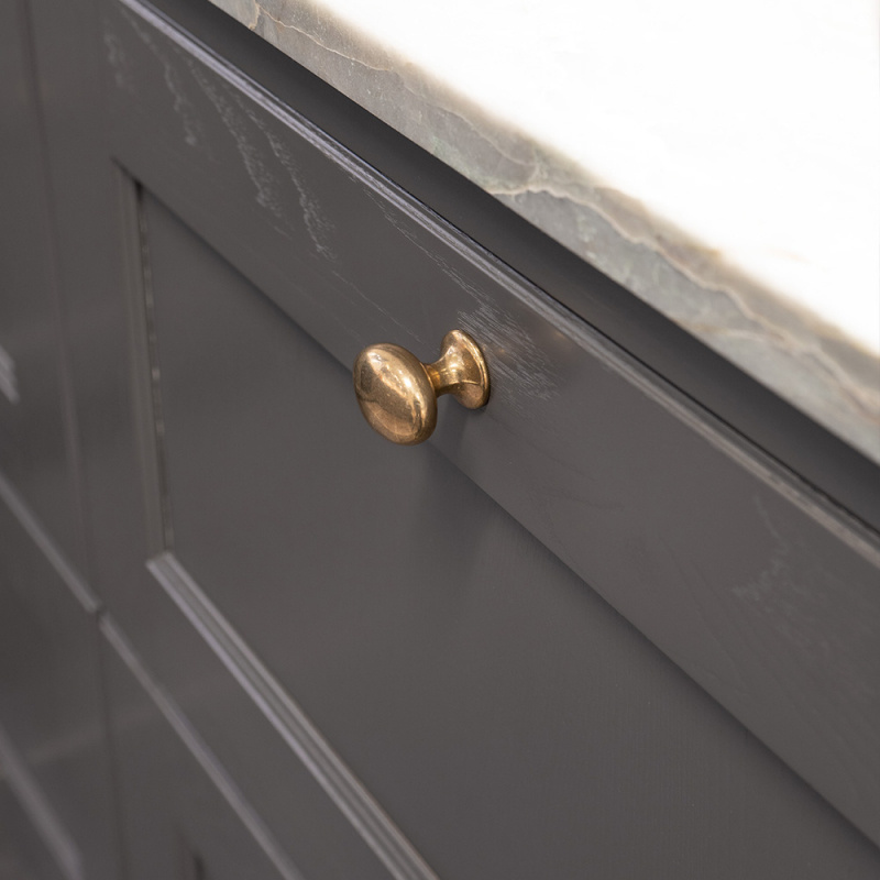 Knob 401 - 40mm - Brass matt