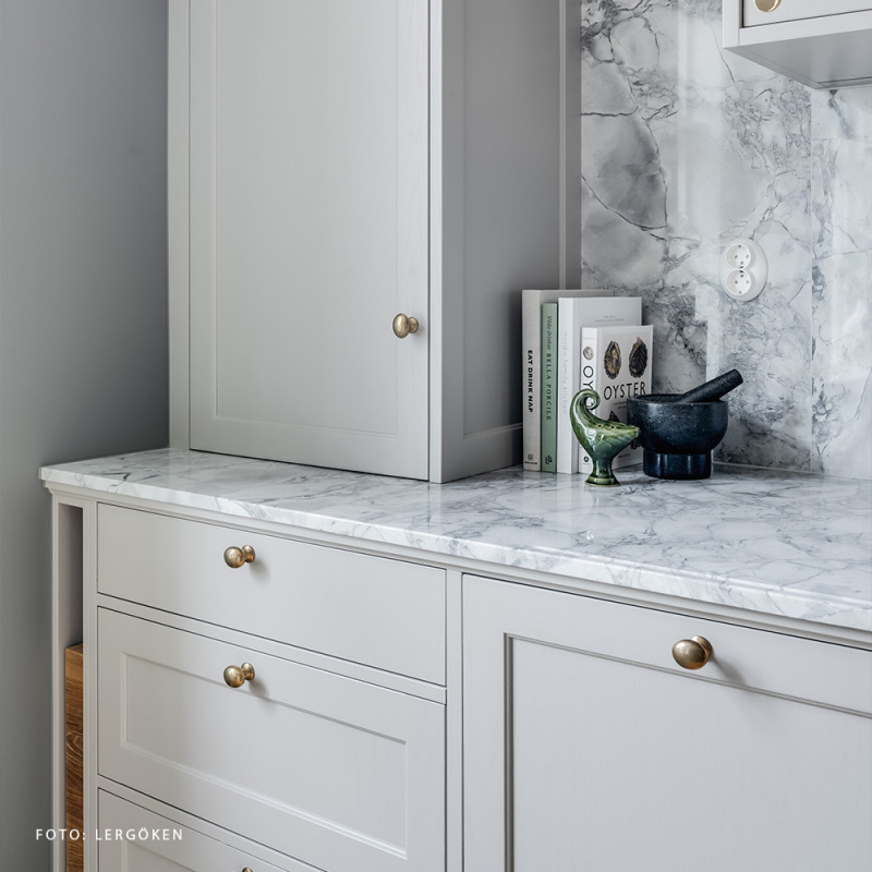 Knob 401 - 40mm - Brass matt