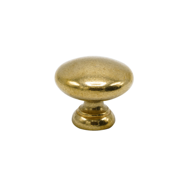 Knob 411 - 40mm - Untreated Brass 